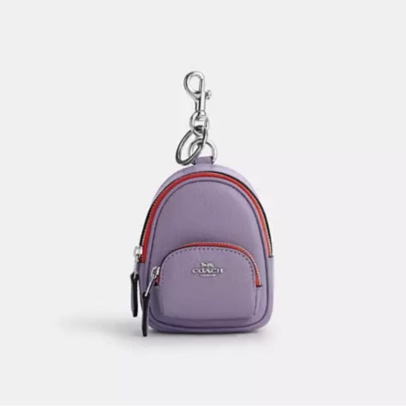Coach Mini Court Backpack Bag Charm - Picture 1 of 7